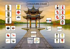 . Couleur d&#39;Asie