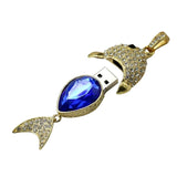 Clé usb Poisson luxe couleur