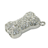 Clé usb Os de chien strass