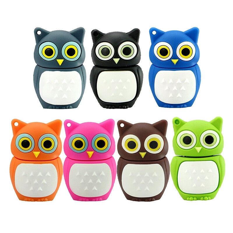 Clé usb Chouette couleur