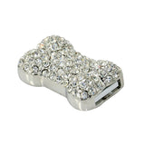 Clé usb Os de chien strass