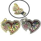 Clé usb Coeur duo