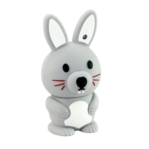 Clé usb Lapin gris