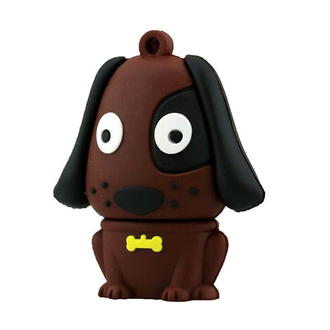 Clé usb Chien brun et noir