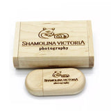 Clé usb classique personnalisable bois  CPB02