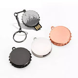 Clé usb Capsule acier rose