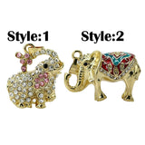 Clé usb Éléphant doré