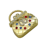 Clé usb Sac à main doré strass