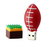 Clé usb Ballon de rugby sur pelouse