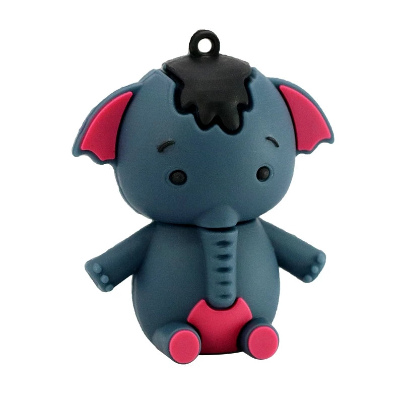Clé usb Éléphant gris