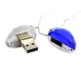 Clé usb Coeur cristal  couleur