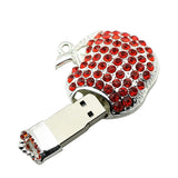 Clé usb Pomme brillante