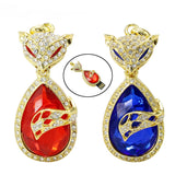 Clé usb Renard acier strass