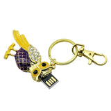 Clé usb Chouette dorée