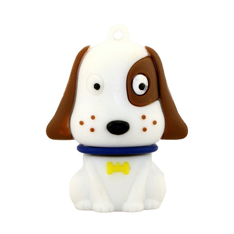 Clé usb Chien blanc et brun