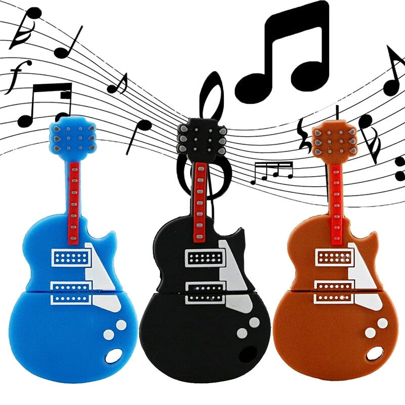 Clé usb Guitares silicones couleurs