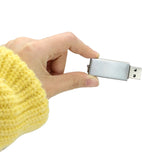 Clé usb metal gris