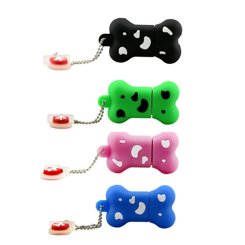 Clé usb Os de chiens de couleurs