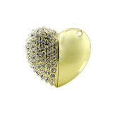 Clé usb Coeur métal couleur