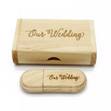 Clé usb classique personnalisable bois  CPB02