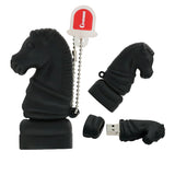 Clé usb Cavalier Echec noir