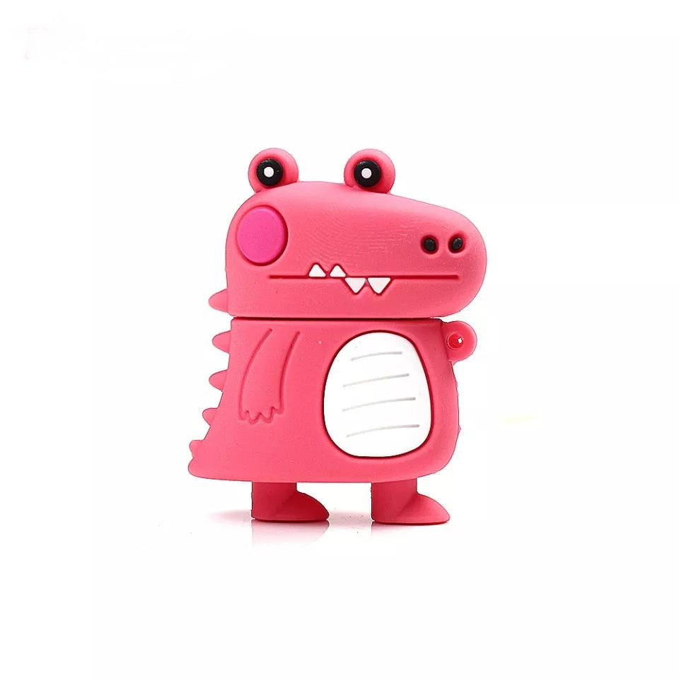 Clé usb doudou dinosaure rose