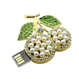 Clé usb Cerise strass