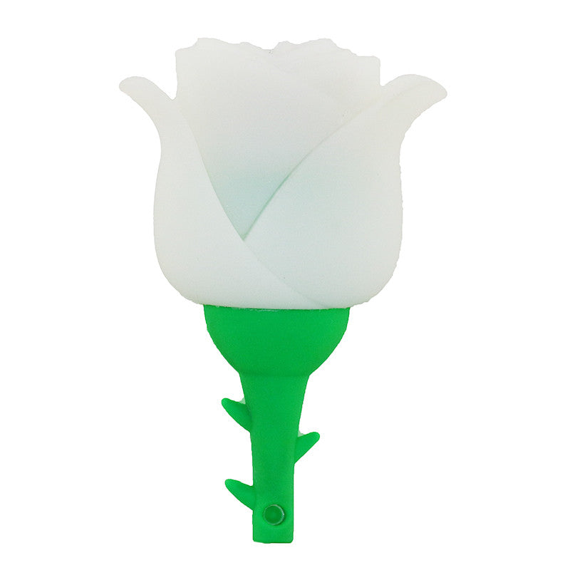 Clé usb Fleur Tulipe blanche