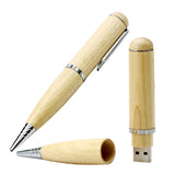 Clé usb Stylo bois
