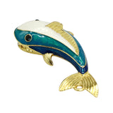 Clé usb Poisson acier bleu / rose