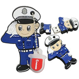 Clé usb Policier / Gendarme / Femme