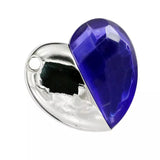 Clé usb Coeur cristal  couleur