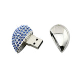 Clé usb Coeur métal couleur