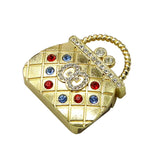 Clé usb Sac à main doré strass