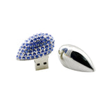 Clé usb Coeur métal couleur