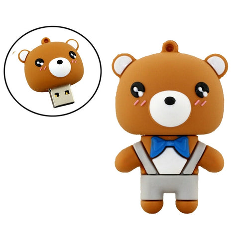 Clé usb Nounours à bretelles