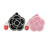 Clé usb Fleur silicone rose / noire