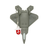 Clé usb Avion de chasse gris