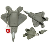 Clé usb Avion de chasse gris