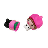 Clé usb fille avec son chien
