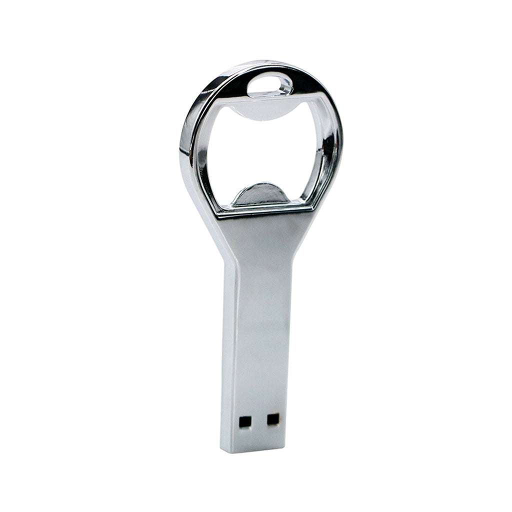 Clé usb Décapsuleur acier rond