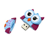 Clé usb Chouette bleue