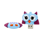 Clé usb Chouette bleue