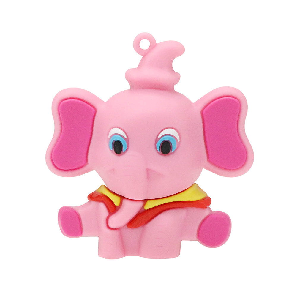 Clé usb Éléphant rose / gris