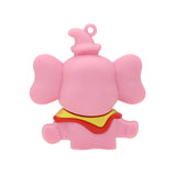 Clé usb Éléphant rose / gris