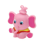 Clé usb Éléphant rose / gris