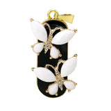 Clé usb papillon blanc acier