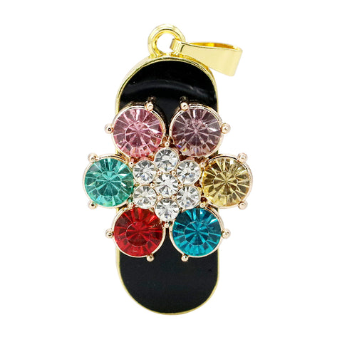 Clé usb Fleur strass couleur