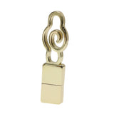 Clé usb Labyrinthe acier  rose / or