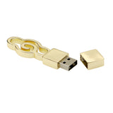 Clé usb Labyrinthe acier  rose / or